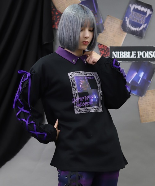 axes femme｜アクシーズファムのTシャツ/カットソー（ブラック/黒色系