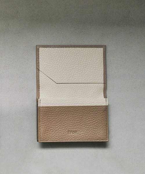 E'POR（エポール）の「【E'POR】 JUDD Card Case(名刺入れ)/26SS（カードケース・レディース・ベージュ系その他/ライトグレー/イエロー/ワイン/サックスブルー/ブラック・FREE）」の3枚目の写真