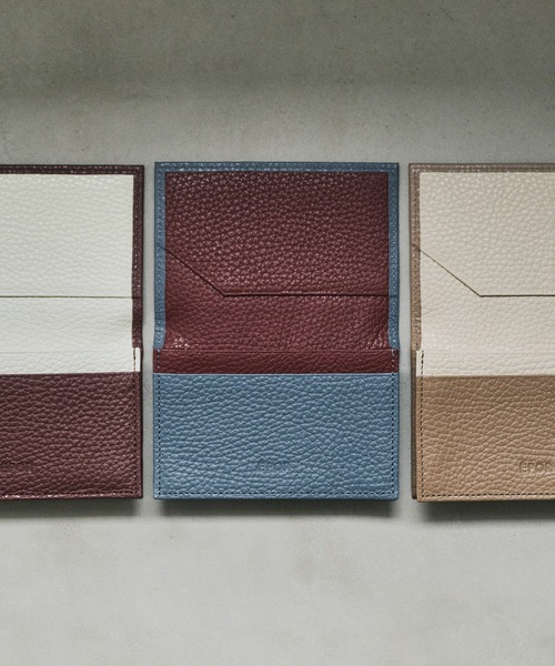 E'POR（エポール）の「【E'POR】 JUDD Card Case(名刺入れ)/26SS（カードケース・レディース・ベージュ系その他/ライトグレー/イエロー/ワイン/サックスブルー/ブラック・FREE）」の4枚目の写真