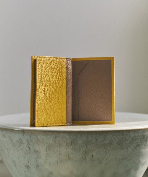 E'POR（エポール）の「【E'POR】 JUDD Card Case(名刺入れ)/26SS（カードケース・レディース・ベージュ系その他/ライトグレー/イエロー/ワイン/サックスブルー/ブラック・FREE）」の5枚目の写真