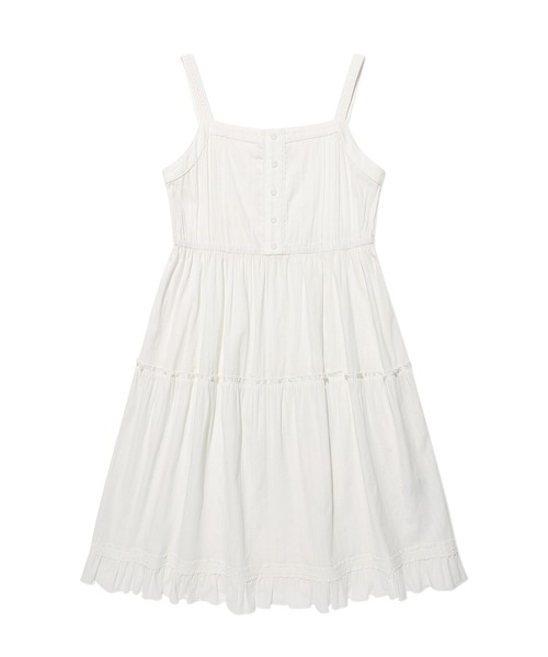 Wacky WiLLy(ワッキーウィリー)の「WOMEN'S COTTON EYELET BUSTIER DRESS(ワンピース・レディース・ホワイト・FREE)」の2枚目の写真
