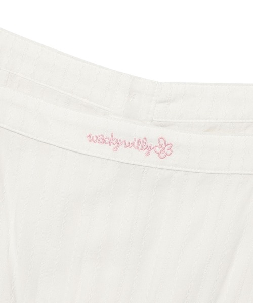 Wacky WiLLy(ワッキーウィリー)の「WOMEN'S COTTON EYELET BUSTIER DRESS(ワンピース・レディース・ホワイト・FREE)」の8枚目の写真