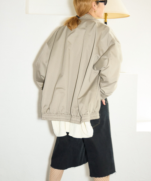 CITYSHOP（シティーショップ）の「《追加2》COTTON BLOUSON：ブルゾン（その他アウター・レディース・ベージュ・36/38）」の5枚目の写真