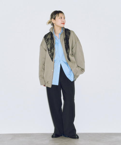 CITYSHOP（シティーショップ）の「《追加2》COTTON BLOUSON：ブルゾン（その他アウター・レディース・ベージュ・36/38）」の7枚目の写真