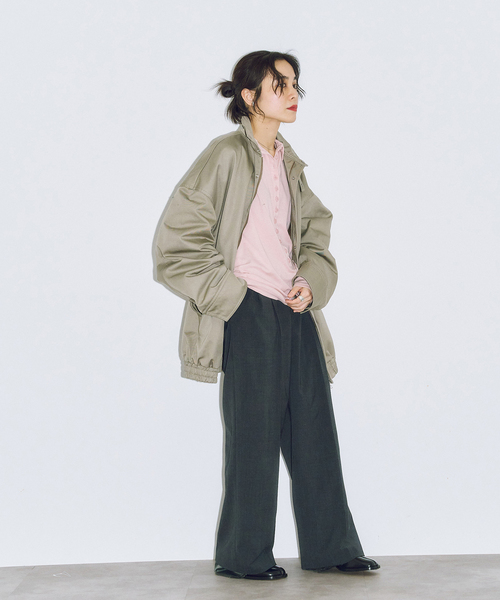 CITYSHOP（シティーショップ）の「《追加2》COTTON BLOUSON：ブルゾン（その他アウター・レディース・ベージュ・36/38）」の8枚目の写真