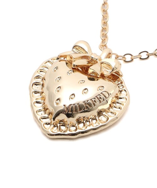 MILKFED.（ミルクフェド）の「STRAWBERRY NECKLACE（ネックレス・レディース・シルバー/ゴールド・ONE SIZE）」の11枚目の写真