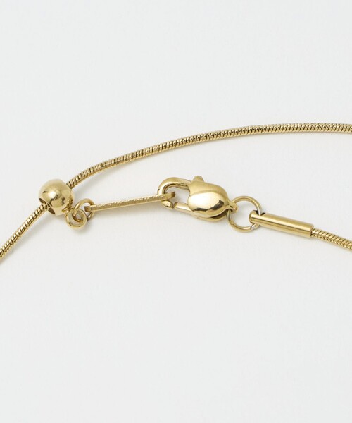 green label relaxing(グリーンレーベルリラクシング)の「シズクフレーム スライド ネックレス(ネックレス・レディース・ゴールド/シルバー・FREE)」の5枚目の写真