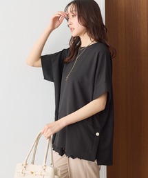 Elura | 【UVカット・防シワ機能付き】サラサラリラクシーTブラウス/656783(Tシャツ/カットソー)