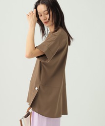 Elura（エルーラ）の「【UVカット・防シワ機能付き】サラサラリラクシーTブラウス 656783（Tシャツ/カットソー）」