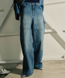 LE CIEL BLEU | デニムペインターパンツ / Denim Painter Pants(その他パンツ)