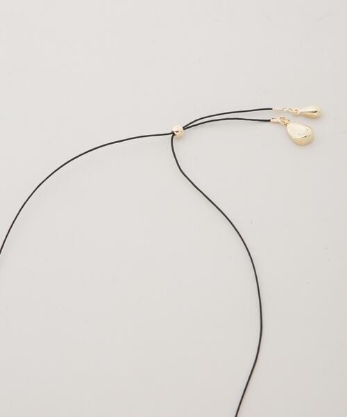 NANO universe（ナノユニバース）の「長さ調整可アジャスターコードネックレス（ネックレス・レディース・シルバー/ゴールド・F）」の15枚目の写真