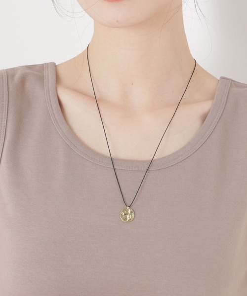 NANO universe（ナノユニバース）の「長さ調整可アジャスターコードネックレス（ネックレス・レディース・シルバー/ゴールド・F）」の2枚目の写真