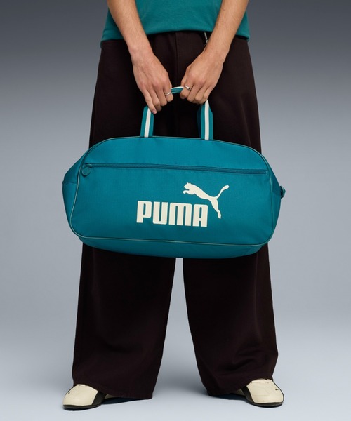 PUMA（プーマ）の「PUMA プーマ ユニセックス キャンパス スポーツ グリップバッグ 29L（ボストンバッグ・メンズ・ブラック/エメラルドブルー・フリー）」の2枚目の写真