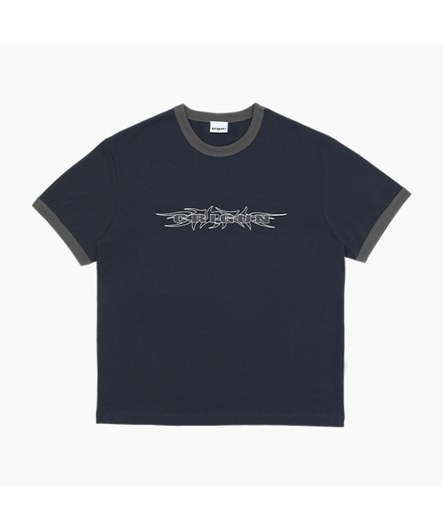 CRIGUN(クリガン)の「TRIBAL RINGER TEE (3color)(Tシャツ/カットソー・レディース・ホワイト/ブラウン/ネイビー・LARGE/X-LARGE/MEDIUM)」の1枚目の写真