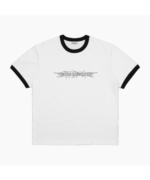 CRIGUN(クリガン)の「TRIBAL RINGER TEE (3color)(Tシャツ/カットソー・レディース・ホワイト/ブラウン/ネイビー・LARGE/X-LARGE/MEDIUM)」の2枚目の写真