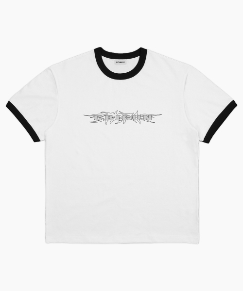 CRIGUN(クリガン)の「TRIBAL RINGER TEE (3color)(Tシャツ/カットソー・レディース・ホワイト/ブラウン/ネイビー・LARGE/X-LARGE/MEDIUM)」の5枚目の写真