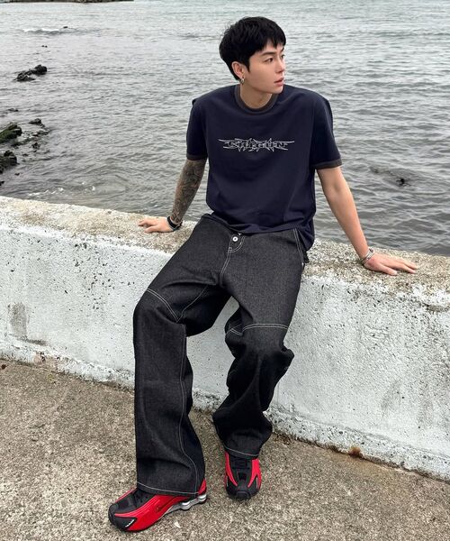 CRIGUN(クリガン)の「TRIBAL RINGER TEE (3color)(Tシャツ/カットソー・レディース・ホワイト/ブラウン/ネイビー・LARGE/X-LARGE/MEDIUM)」の17枚目の写真