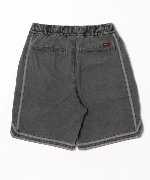 FUBU( フブ)の「FUBU フブ Denim Warm Up Shorts/デニムバギーショートパンツ(デニムパンツ・メンズ・ライトブルー/ブラック・XXL/XL/L/M)」の3枚目の写真
