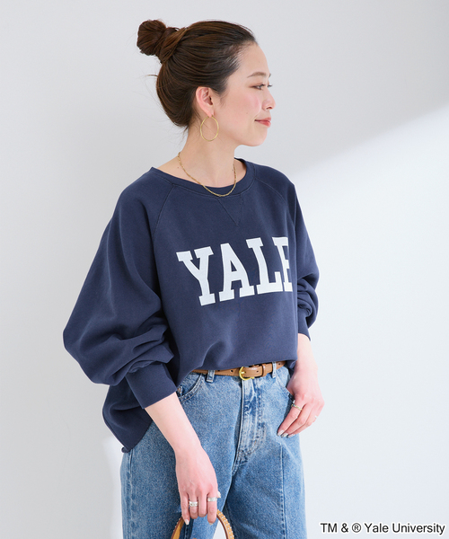 GOOD ROCK SPEED（グッドロックスピード）の「【WEB限定】GOOD ROCK SPEED / グッドロックスピード YALE Sweatshirts（スウェット・レディース・ネイビー・FREE）」の5枚目の写真