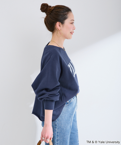 GOOD ROCK SPEED（グッドロックスピード）の「【WEB限定】GOOD ROCK SPEED / グッドロックスピード YALE Sweatshirts（スウェット・レディース・ネイビー・FREE）」の6枚目の写真
