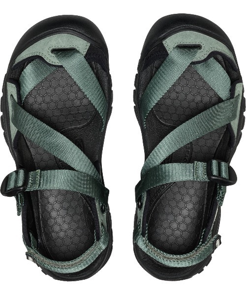 KEEN(キーン)の「ZERRAPORT II / ゼラポート ツー / レディース サンダル(サンダル・レディース・ダークグリーン・25cm/24.5cm/24cm/23.5cm/23cm/22.5cm/26cm/25.5cm)」の4枚目の写真