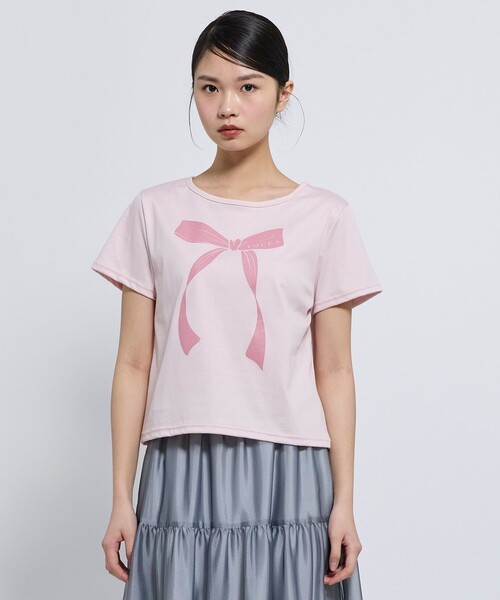 TOCCA（トッカ）の「SWEET LOVE Tシャツ（Tシャツ/カットソー・レディース・アイボリー系/ピンク系/ブラック系・SMALL/MEDIUM）」の3枚目の写真