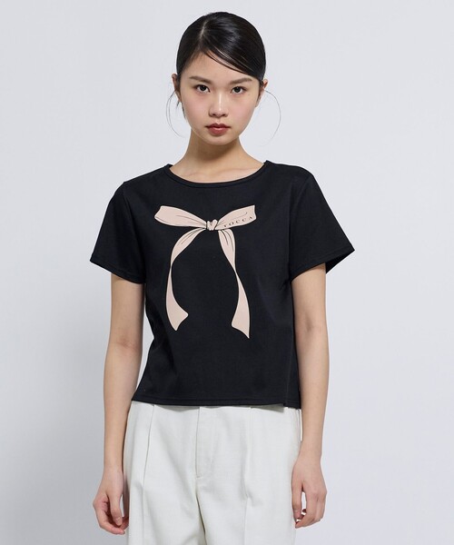 TOCCA（トッカ）の「SWEET LOVE Tシャツ（Tシャツ/カットソー・レディース・アイボリー系/ピンク系/ブラック系・SMALL/MEDIUM）」の22枚目の写真