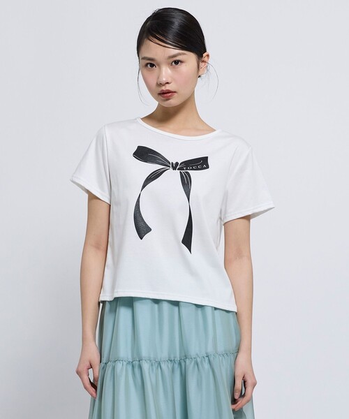 TOCCA（トッカ）の「SWEET LOVE Tシャツ（Tシャツ/カットソー・レディース・アイボリー系/ピンク系/ブラック系・SMALL/MEDIUM）」の21枚目の写真