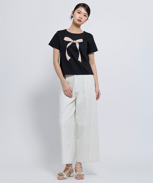 TOCCA（トッカ）の「SWEET LOVE Tシャツ（Tシャツ/カットソー・レディース・アイボリー系/ピンク系/ブラック系・SMALL/MEDIUM）」の20枚目の写真
