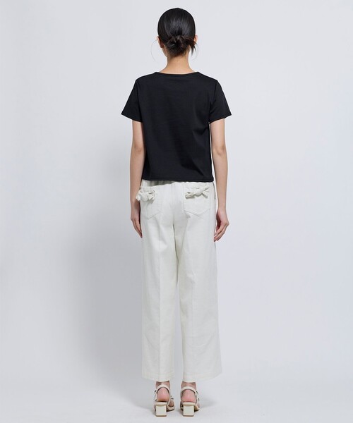 TOCCA（トッカ）の「SWEET LOVE Tシャツ（Tシャツ/カットソー・レディース・アイボリー系/ピンク系/ブラック系・SMALL/MEDIUM）」の18枚目の写真