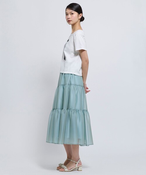 TOCCA（トッカ）の「SWEET LOVE Tシャツ（Tシャツ/カットソー・レディース・アイボリー系/ピンク系/ブラック系・SMALL/MEDIUM）」の16枚目の写真