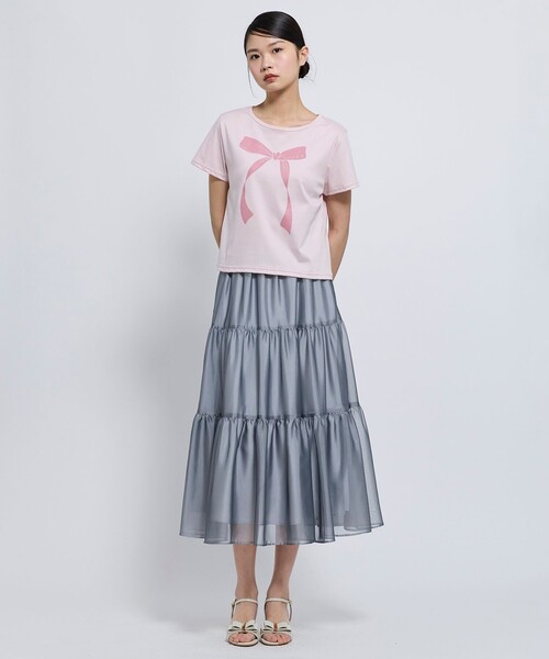 TOCCA（トッカ）の「SWEET LOVE Tシャツ（Tシャツ/カットソー・レディース・アイボリー系/ピンク系/ブラック系・SMALL/MEDIUM）」の14枚目の写真
