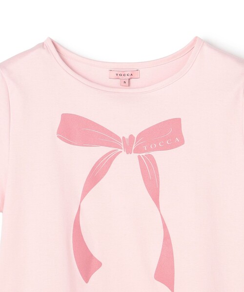 TOCCA（トッカ）の「SWEET LOVE Tシャツ（Tシャツ/カットソー・レディース・アイボリー系/ピンク系/ブラック系・SMALL/MEDIUM）」の8枚目の写真