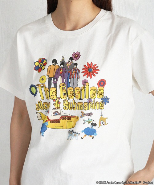 The Beatles(ザビートルズ)の「The Beatles / ビートルズ ヴィンテージライク バンドTシャツ / ビートルズ フロント & バックプリント 半袖Tシャツ(Tシャツ/カットソー・メンズ・ブラック系その他2/ホワイト系その他/ブラック/ホワイト系その他3/ブラック系その他/ホワイト系その他2/ホワイト/ブラック系その他4/ブラック系その他3/ホワイト系その他4・M/L)」の4枚目の写真