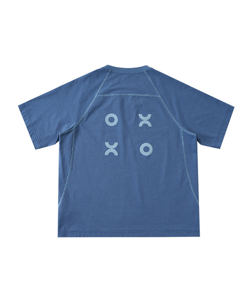 BUTTON SEOUL(ボタンソウル)の「エアモーションシンボルグラフィックショートスリーブ (4 COLOR)(Tシャツ/カットソー・メンズ・レッド/アイボリー/ブルー/ブラック・SMALL/MEDIUM/LARGE/X-LARGE)」の4枚目の写真