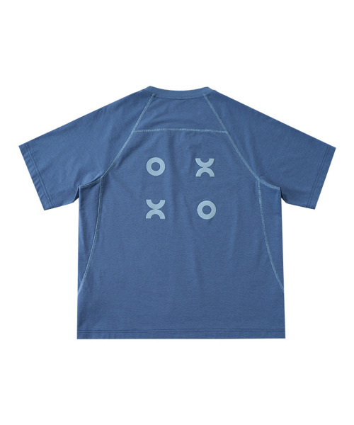 BUTTON SEOUL(ボタンソウル)の「エアモーションシンボルグラフィックショートスリーブ (4 COLOR)(Tシャツ/カットソー・メンズ・レッド/アイボリー/ブルー/ブラック・SMALL/MEDIUM/LARGE/X-LARGE)」の6枚目の写真