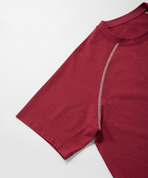 BUTTON SEOUL(ボタンソウル)の「エアモーションシンボルグラフィックショートスリーブ (4 COLOR)(Tシャツ/カットソー・メンズ・レッド/アイボリー/ブルー/ブラック・SMALL/MEDIUM/LARGE/X-LARGE)」の10枚目の写真