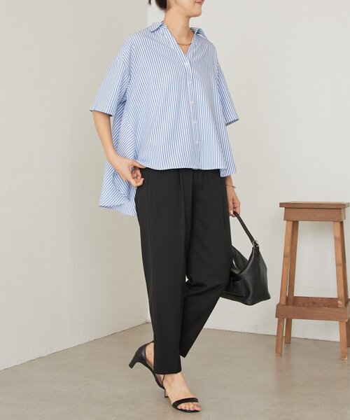 LIVETART（リヴェタート）の「《4/2(木)18：00予約開始》ライトテーパーパンツ（その他パンツ・レディース・ブラック・0/1）」の17枚目の写真