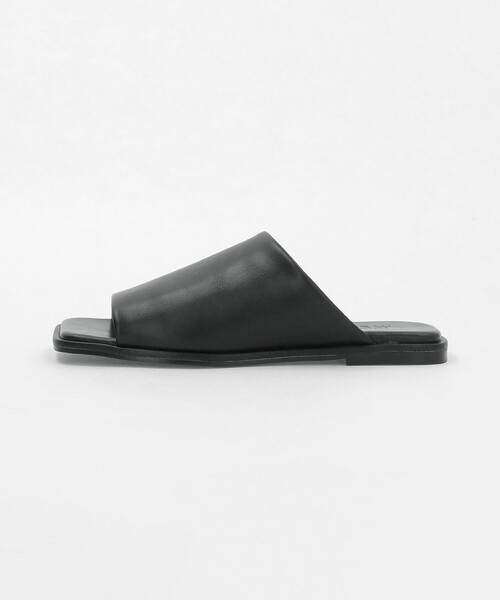 MARW UNITED ARROWS(マルゥ ユナイテッドアローズ)の「<MARW UNITED ARROWS+ODETTE E ODILE>スクエア フラット サンダル(サンダル・レディース・ブラック・24cm/24.5cm/23cm/22cm/22.5cm/25cm/23.5cm)」の3枚目の写真