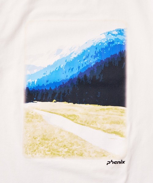 phenix outdoor（フェニックスアウトドア）の「phenix outdoor(フェニックスアウトドア) PHENIX GRAPHIC T-SHIRTS / フェニックス グラフィックTシャツ（Tシャツ/カットソー・メンズ・ブラック/オフホワイト/ライトグリーン・XL/L/M/S）」の10枚目の写真