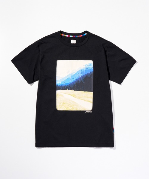 phenix outdoor（フェニックスアウトドア）の「phenix outdoor(フェニックスアウトドア) PHENIX GRAPHIC T-SHIRTS / フェニックス グラフィックTシャツ（Tシャツ/カットソー・メンズ・ブラック/オフホワイト/ライトグリーン・XL/L/M/S）」の7枚目の写真