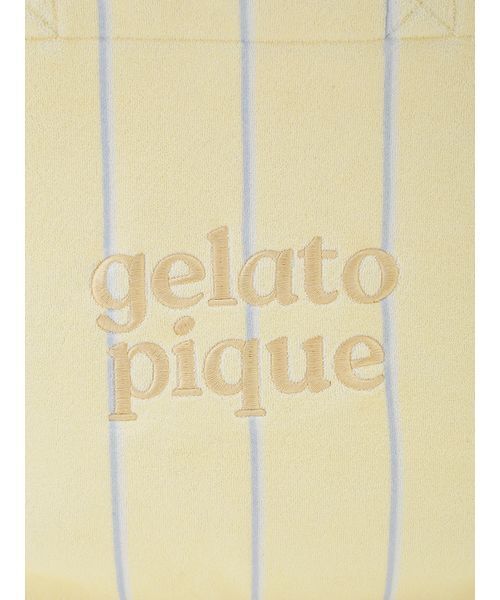 gelato pique（ジェラートピケ）の「パイルバッグ（トートバッグ・レディース・イエロー/ブルー・F）」の6枚目の写真