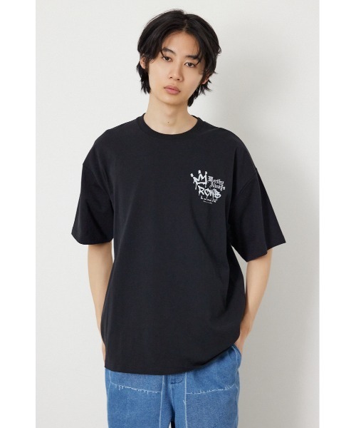 RODEO CROWNS WIDE BOWL(ロデオクラウンズワイドボウル)の「Font Bear Tシャツ(Tシャツ/カットソー・レディース・オフホワイト/ターコイズブルー/ブラック/ライトピンク・MEDIUM/LARGE)」の5枚目の写真