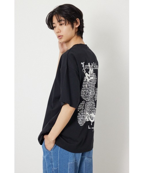 RODEO CROWNS WIDE BOWL(ロデオクラウンズワイドボウル)の「Font Bear Tシャツ(Tシャツ/カットソー・レディース・オフホワイト/ターコイズブルー/ブラック/ライトピンク・MEDIUM/LARGE)」の6枚目の写真