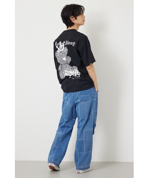 RODEO CROWNS WIDE BOWL(ロデオクラウンズワイドボウル)の「Font Bear Tシャツ(Tシャツ/カットソー・レディース・オフホワイト/ターコイズブルー/ブラック/ライトピンク・MEDIUM/LARGE)」の9枚目の写真