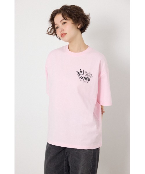 RODEO CROWNS WIDE BOWL(ロデオクラウンズワイドボウル)の「Font Bear Tシャツ(Tシャツ/カットソー・レディース・オフホワイト/ターコイズブルー/ブラック/ライトピンク・MEDIUM/LARGE)」の10枚目の写真