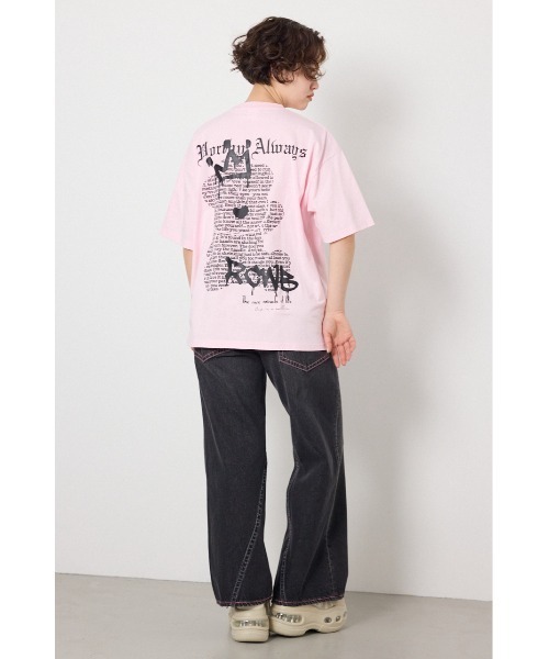RODEO CROWNS WIDE BOWL(ロデオクラウンズワイドボウル)の「Font Bear Tシャツ(Tシャツ/カットソー・レディース・オフホワイト/ターコイズブルー/ブラック/ライトピンク・MEDIUM/LARGE)」の14枚目の写真