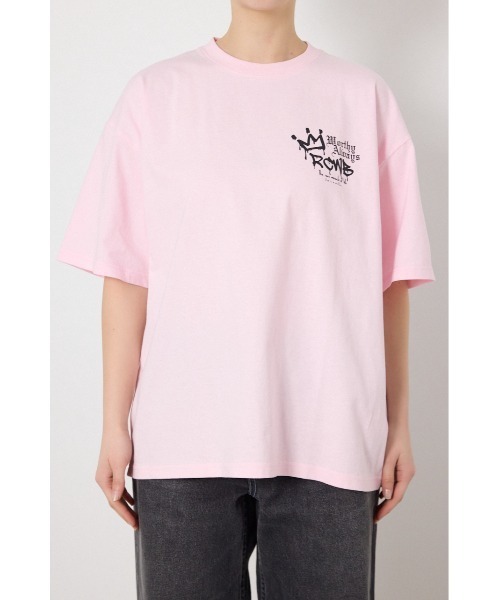 RODEO CROWNS WIDE BOWL(ロデオクラウンズワイドボウル)の「Font Bear Tシャツ(Tシャツ/カットソー・レディース・オフホワイト/ターコイズブルー/ブラック/ライトピンク・MEDIUM/LARGE)」の15枚目の写真