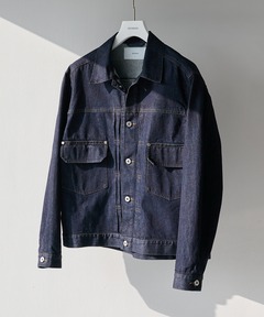 JIMWAG ショート丈デニムジャケット 10oz デニム ショート丈 ジージャン（デニムジャケット）｜improves