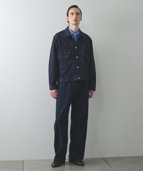 STUDIOUS(ステュディオス)の「【STUDIOUS】2ndType Denim Jacket(デニムジャケット・メンズ・ネイビー・1/2)」の11枚目の写真